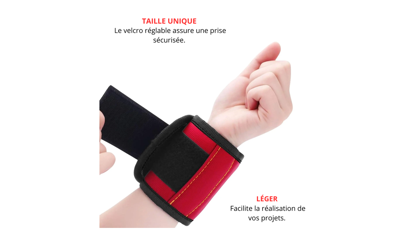 Bracelet magnétique pour vis