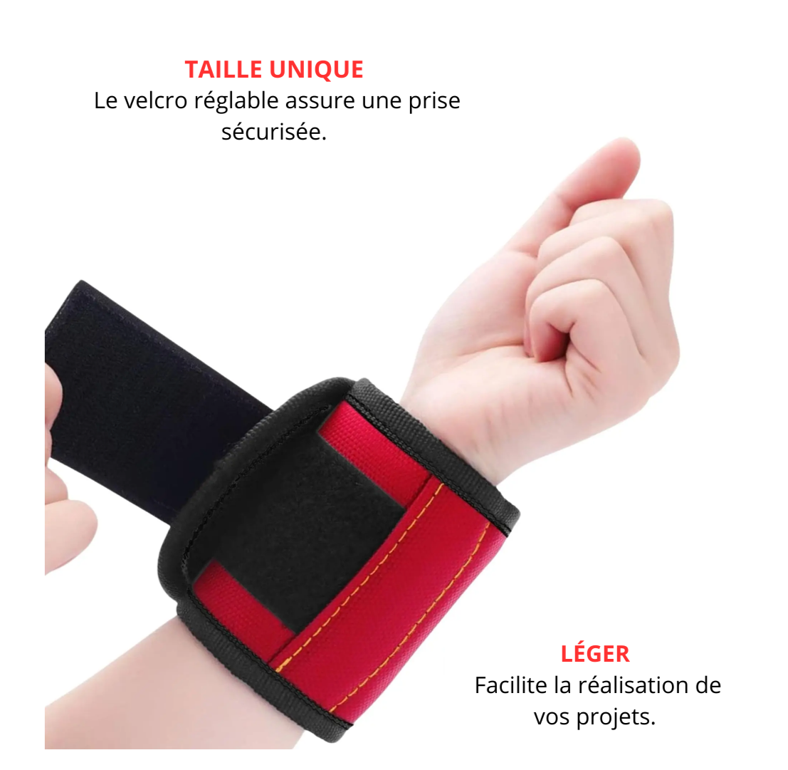 Bracelet magnétique pour vis